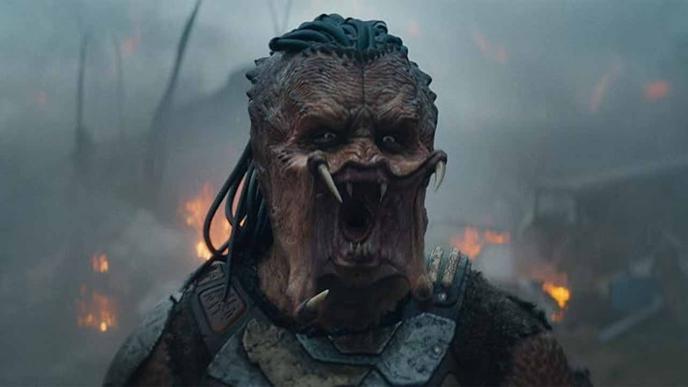 CG creature Predator from Predator Badlands film